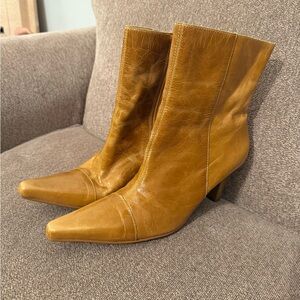 Brazil Tan Leather Boots